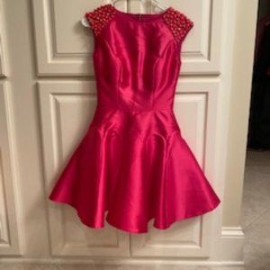 McDuggal hot pink cocktail dress